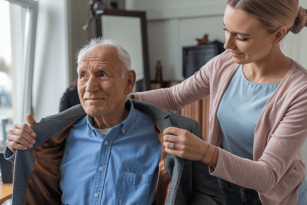 Senior Dressing Assistance